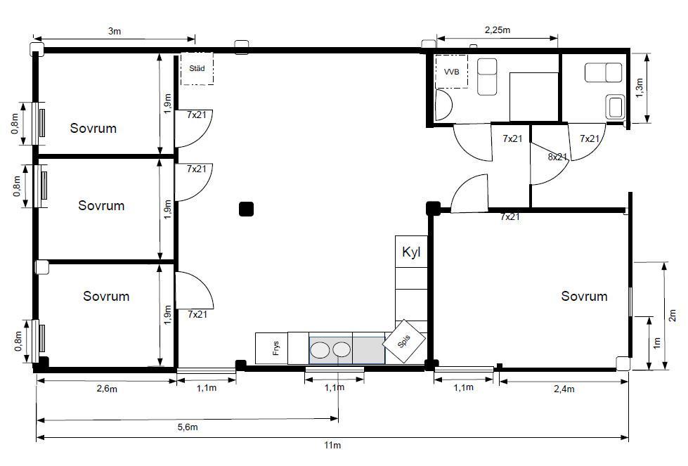 Oevre Jaeder 1 - Joenaker Appartement Buitenkant foto